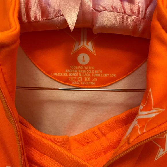 Jeffree Star Orange Track Suit NWOT Size Large - Picture 5 of 11